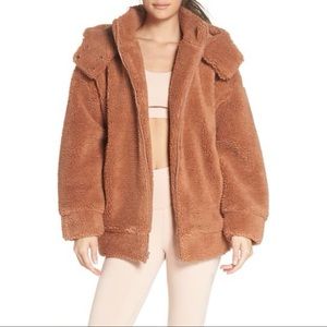 ALO Yoga Brown Teddy Jacket